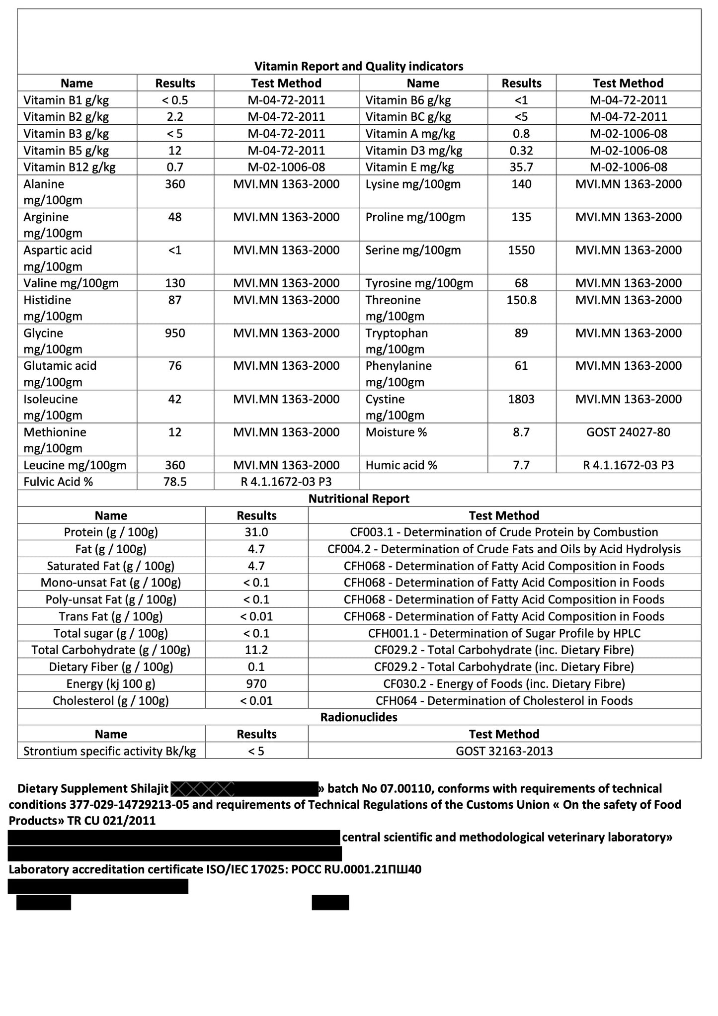 Shilajit Resin- Siberian