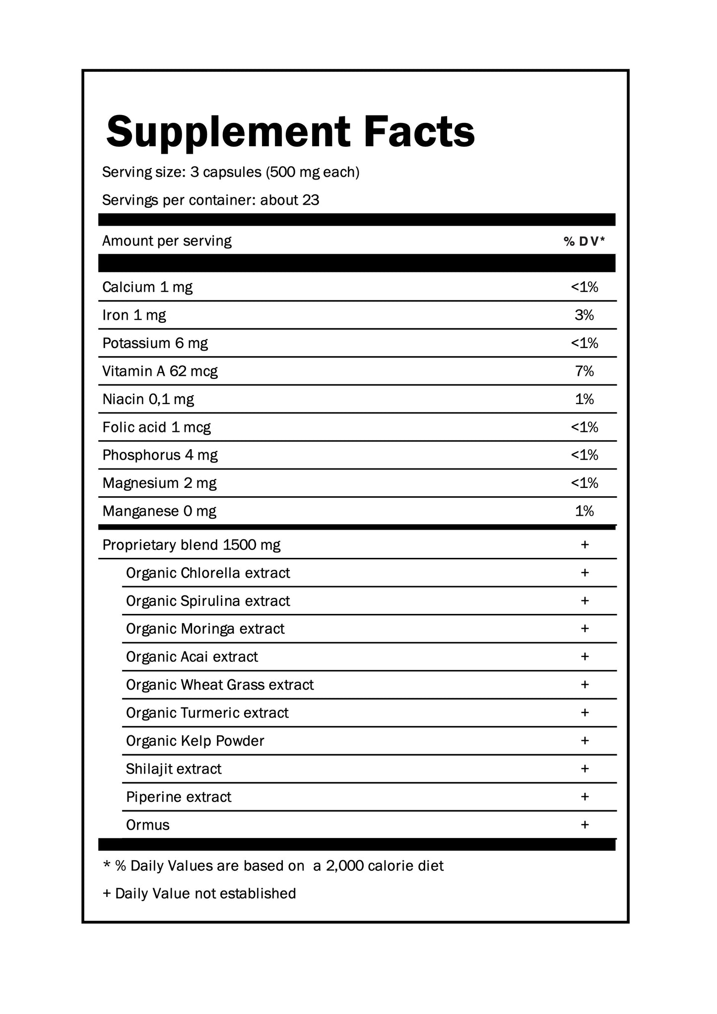 Superfood Essentials- Enhanced Multi Vitamin, w/ Monoatomic Gold & Adaptogens