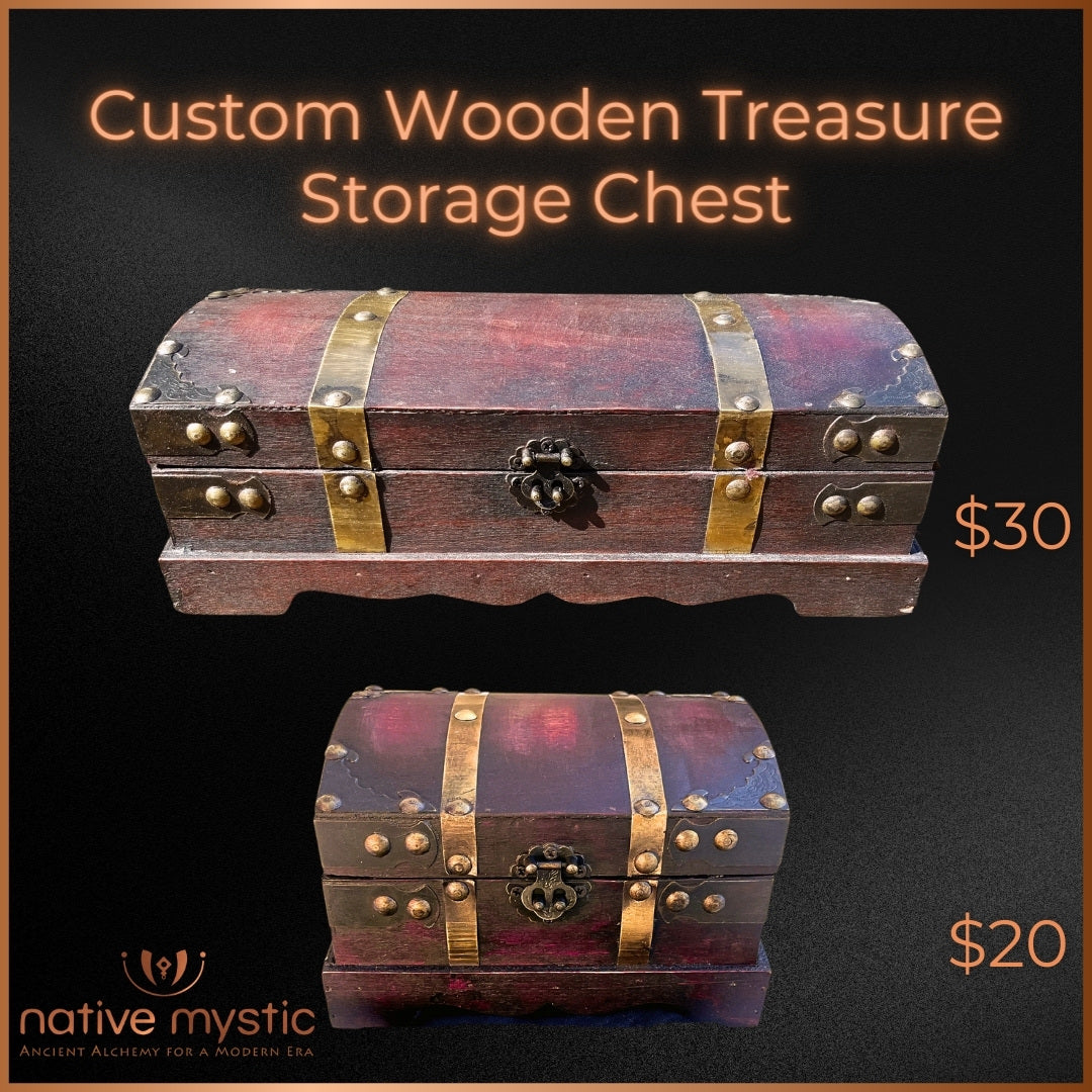 Handmade Wooden Treasure Chest