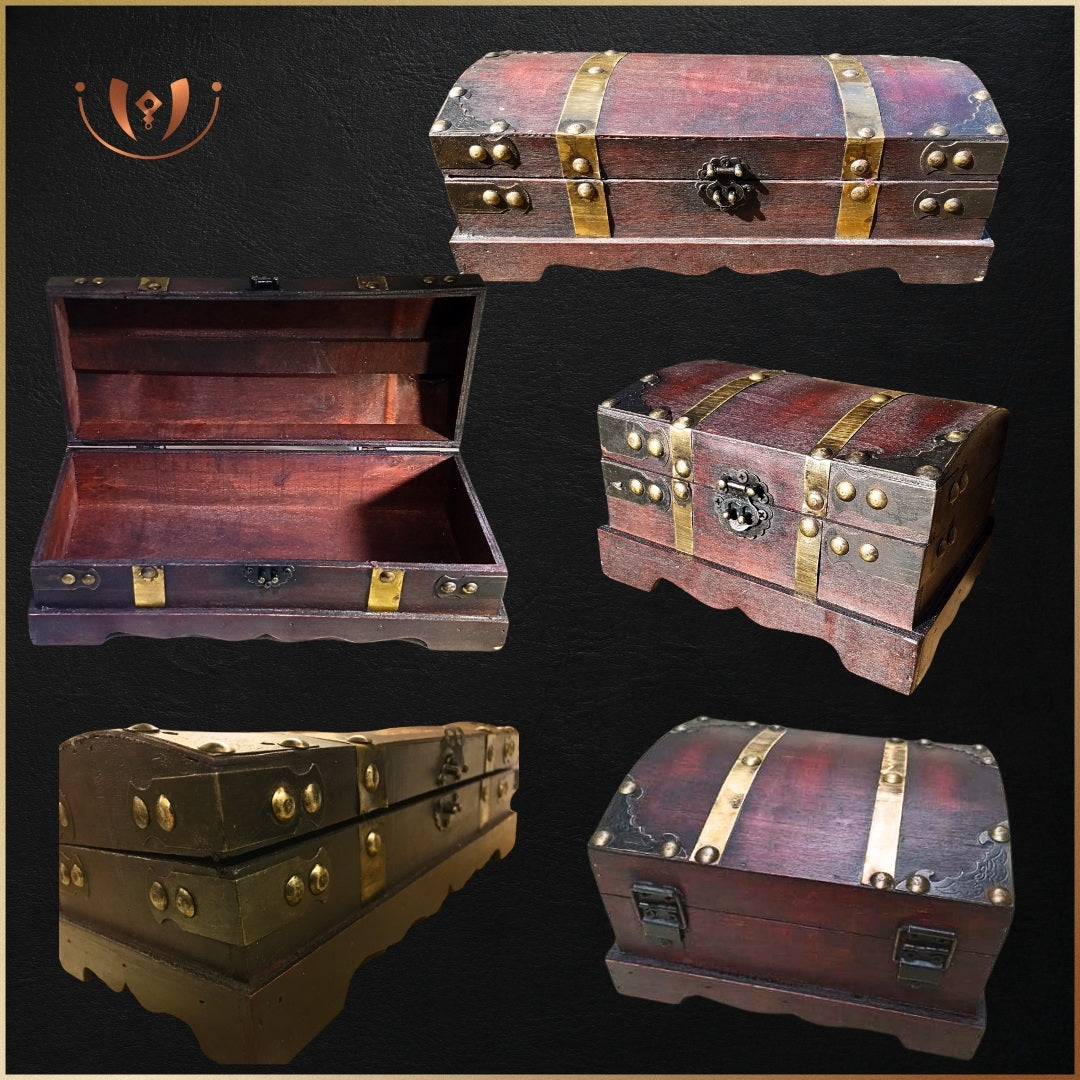 Handmade Wooden Treasure Chest