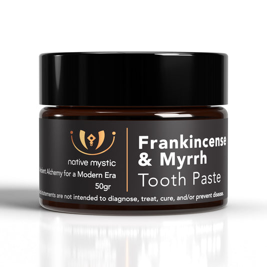 Frankincense Myrrh Tooth & Gum Paste (50gr Jar)
