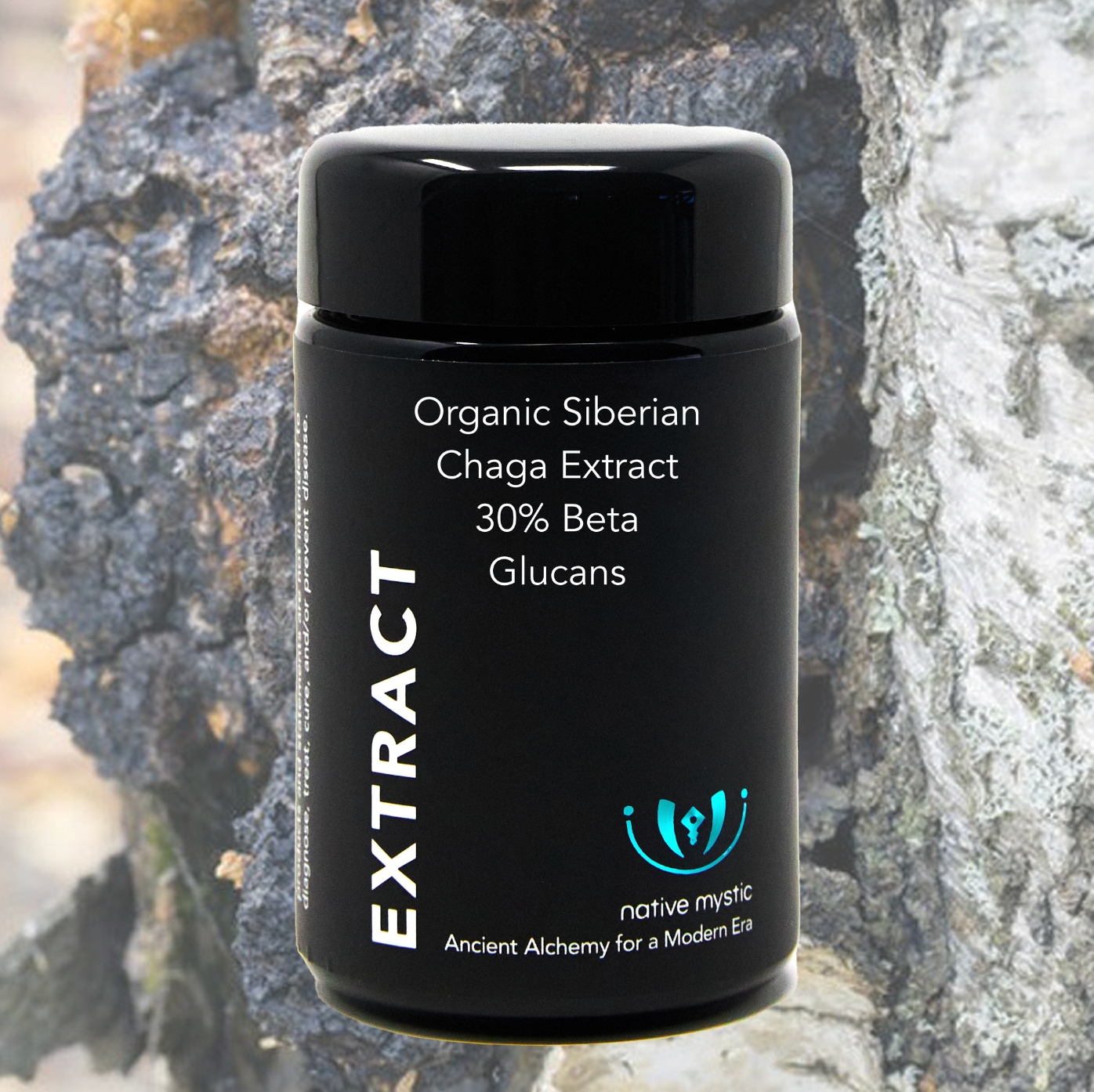 Organic Chaga 30% Beta Glucans, Fruiting Body